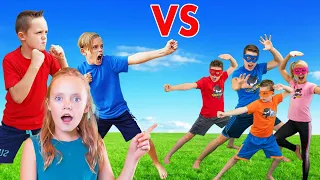 Secret Battle! Fun Squad VS Ninja Kidz in a Bakugan Battle! Kade Skye!