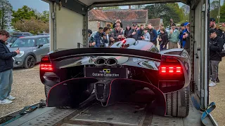 Aston Martin Valkyrie Causes Chaos At Caffeine And Machine For Valkyrie X Cosworth Night Cold Start