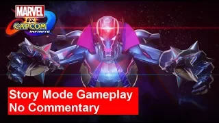 Marvel vs Capcom Story Mode FULL Gameplay No Commentary