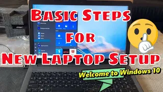 Things to do before Use a Brand New Laptop With Windows 10 in 2020( HP)/ Unboxing New Laptop Hp