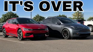 Model Y Performance vs Kia EV6 GT Comparison