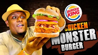 Burger King Introduced New CHICKEN MONSTER BURGER | Includes More Than 10 Layers