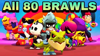 ALL 80 BRAWLERS WIN AND LOSE ANIMATIONS | Lily, Draco & more..