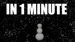 How to create realistic snow in 1 Minute in Blender