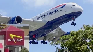 10+ Minutes of EPIC Plane Spotting at In-N-Out Burger! | Los Angeles Airport LAX | 2018