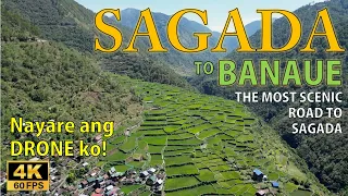 Sagada to Banaue, Ifugao | Kapay-aw Rice Terraces | Hanging Coffins | Solo Ride Adventure Day 2 [4K]