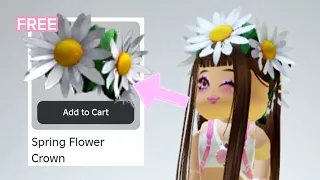 GET THIS FREE ITEM WHILE YOU CAN 😁 SPRING FLOWER CROWN 🌼