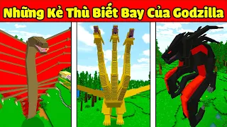 JAYGRAY SÁNG TẠO THÀNH CÔNG NHỮNG KẺ THÙ BIẾT BAY CỦA GODZILLA TRONG MINECRAFT*TÌM VỊ VUA MẠNH NHẤT