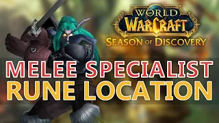 Melee Specialist Rune Location | Hunter Phase 2 | Season of Discovery