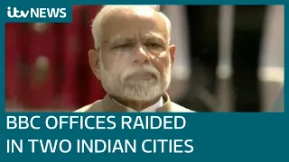 Police raid BBC offices in India after release of Narendra Modi documentary | ITV News