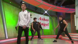 Asher Angel performs new single 'Snow Globe Wonderland' on Good Day LA