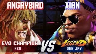 SF6 ▰ ANGRYBIRD (Ken) vs XIAN (Dee Jay) ▰ High Level Gameplay