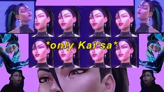 K/DA-Drum Go Dum but only Kai'sa frames