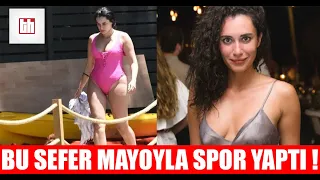 Fazla Kilolarıyla Objektiflere Takılan Hande Doğandemir Spor Yaptı !