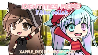 {FC} Identities meme |w/ @BlueCupcakey :3 -Gacha Life- #getdaphto80k- Gacha Life