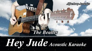 HEY JUDE by The Beatles - Acoustic Karaoke _ Original Key