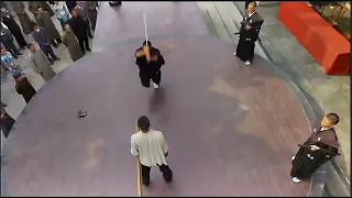 [Kung Fu Movie]Japanese samurai claimed to defeat all Chinese swordsmen,but he's defeated.