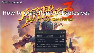 How to Craft and Use Remote Explosives in Jagged Alliance 3 - How to Use Remote C4/TNT/PETN Explosiv