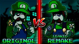 FNF': Mario's Madness - Alone (Original vs Leaked Build Remake) (old vs scrapped new comparison)