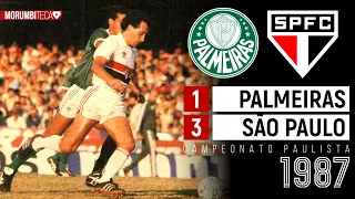 Palmeiras 1x3 São Paulo - 1987 - PITA CHEGA NO DIA DO JOGO, MULLER FAZ 2 E TRICOLOR GARANTE A FINAL!