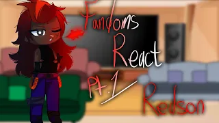 Fandoms React Yo Each Other (PT. 1 Redson) [LMK]