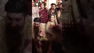 Aiman khan wedding exclusive rasm