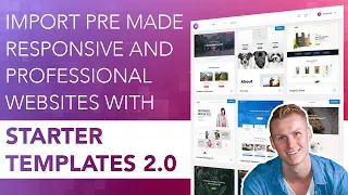 Create Websites In A Few Clicks With Starter Templates 2.0 🔥