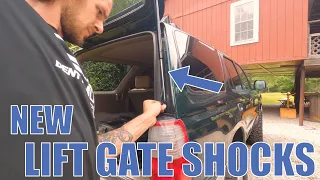 How to Replace Lift Gate Shocks 2001 3rd Gen 4Runner - Door Doesn't Open Fix