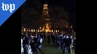 Police arrest protesters at Dartmouth College