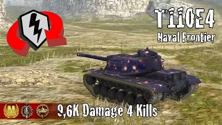 T110E4  |  9,6K Damage 4 Kills  |  WoT Blitz Replays