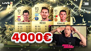 FIFA 22 XXL 4.000€ PACK OPENING ESKALATION 🔥🔥🤩 !gewinnspiel