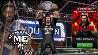 Roman Reigns VS Rey Mysterio || as Roman Reigns || Hell In A Cell || WWE Mayhem Gameplay ||