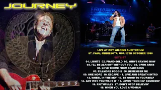 Journey ~ Live in St. Paul, MN 1998 October 13 Steve Augeri [Audio]