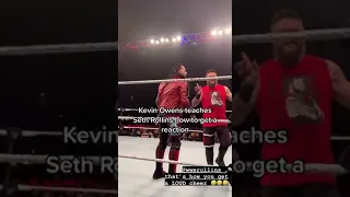Kevin Owens Teaches Seth Rollins How To Get Reaction During Live Show