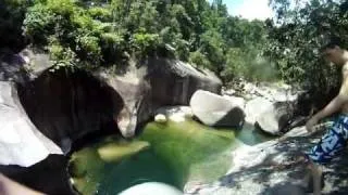 Devil's Pool double jump (GoPro HD Hero)