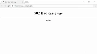 Ошибка 502 bad gateway что это значит
