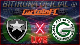 Botafogo x Goiás ao vivo brasileirão série a 2023 | 25ª rodada + cartola | narração