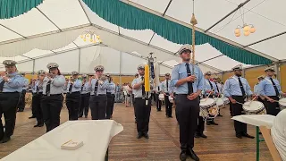 Trnava-Marsch, Festbankett Schützenfest Neuenhausen 2022, Tambourcorps "Sandhasen" Neuenhausen