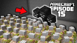 100 IRON GOLEMS vs WITHER (in survival minecraft...)