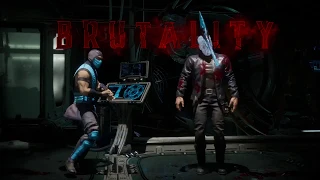 Sub-Zero Brutality 7 On Terminator Mortal Kombat 11