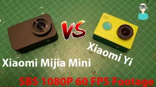 Xiaomi Mijia  VS. Xiaomi Yi - Side By Side comparison (1080p60fps)