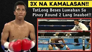 PURO ROUND 2 LANG TATLONG BESES NA KAMALASAN HATID NG MGA PINOY SA THAI BOXER