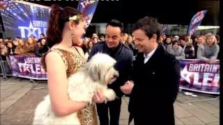 Ashleigh & Pudsey Britain's Got Talent Audition 2012