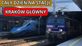 POCIĄGI non-stop: stacja KRAKÓW GŁÓWNY!!!