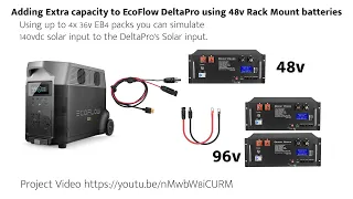 48v Rack Mount LiFePO4 Batteries + @EcoFlowTech  DeltaPro