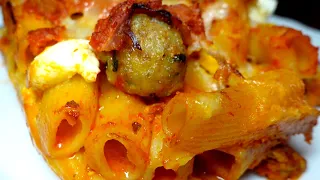 Pasta China Calabrese al Forno della domenica  con le Polpettine fritte