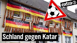 Realer Irrsinn: WM-Protestfahnen-Verbot in Essen | extra 3 | NDR