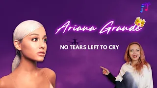 Su voz es mágica 🥺✨ | Vocal coach Reacciona a Ariana Grande No tears left to cry 💜