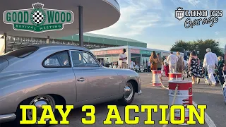 | Goodwood Revival 2023 | Official Sunday Lord C's with E types and Cobras racing in the wet