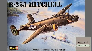 1/48 B-25J Mitchel Quick Build! Plastic Airplane Model